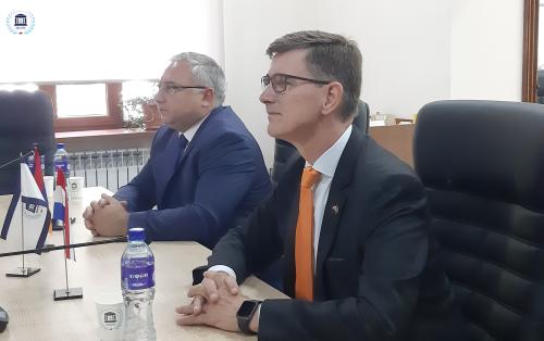 Чрезвычайный и Полномочный Посол Королевства Нидерландов в Армении Нико Схермерс в ГИФКСА