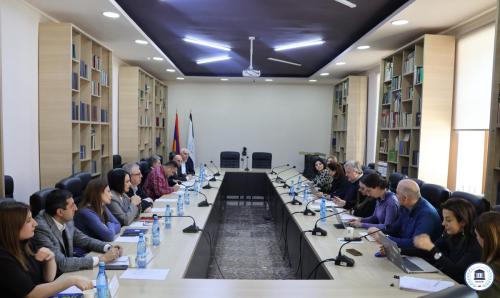 «Ակադեմիական քաղաք» հիմնադրամի և Լոնդոնի համալսարանական քոլեջի ներկայացուցիչները՝ ՀՖԿՍՊԻ–ում